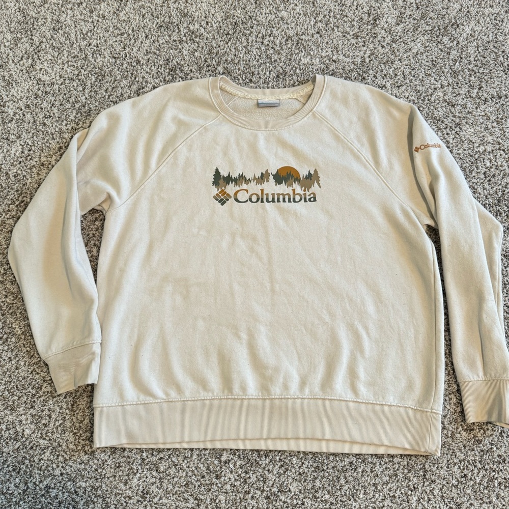 COLUMBIA Crew Sweater Cream XL